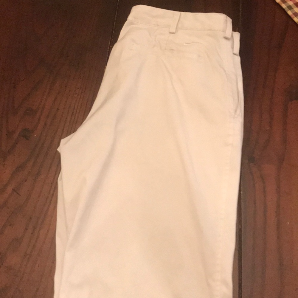 Nike White Golf Pants
